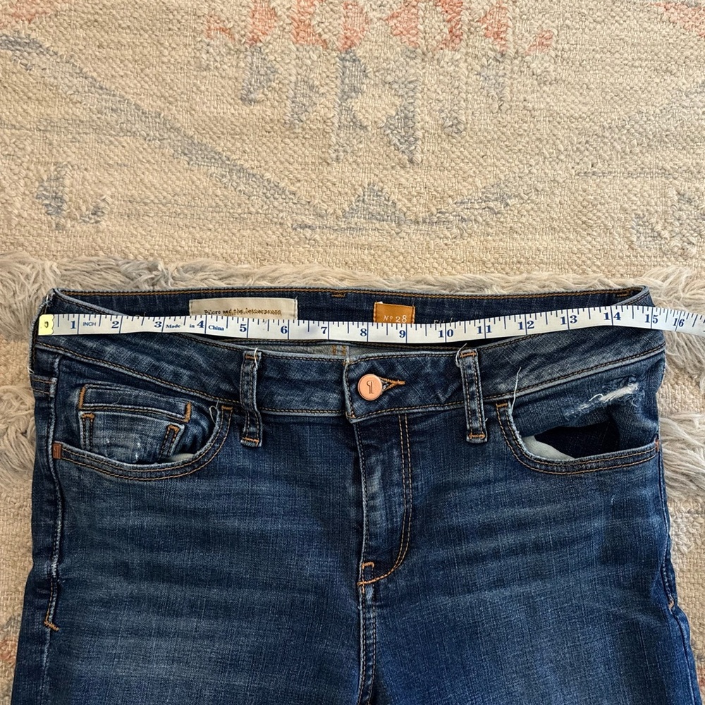 Low Rise Cropped Skinny Jeans - Picture 6 of 7